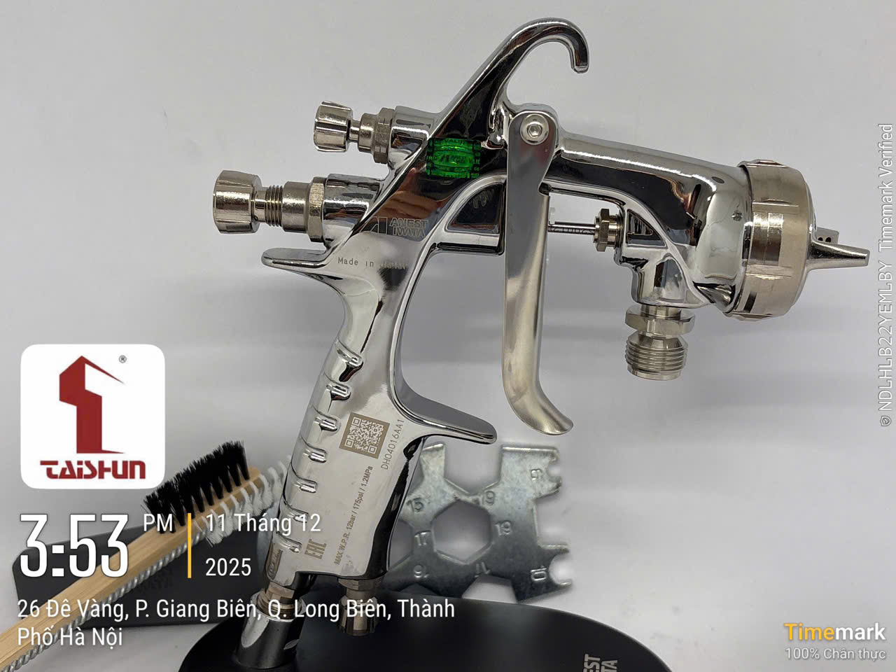 Súng phun sơn lớn dòng WS-200 12 lỗ khí xé sơn WS200&nbsp;